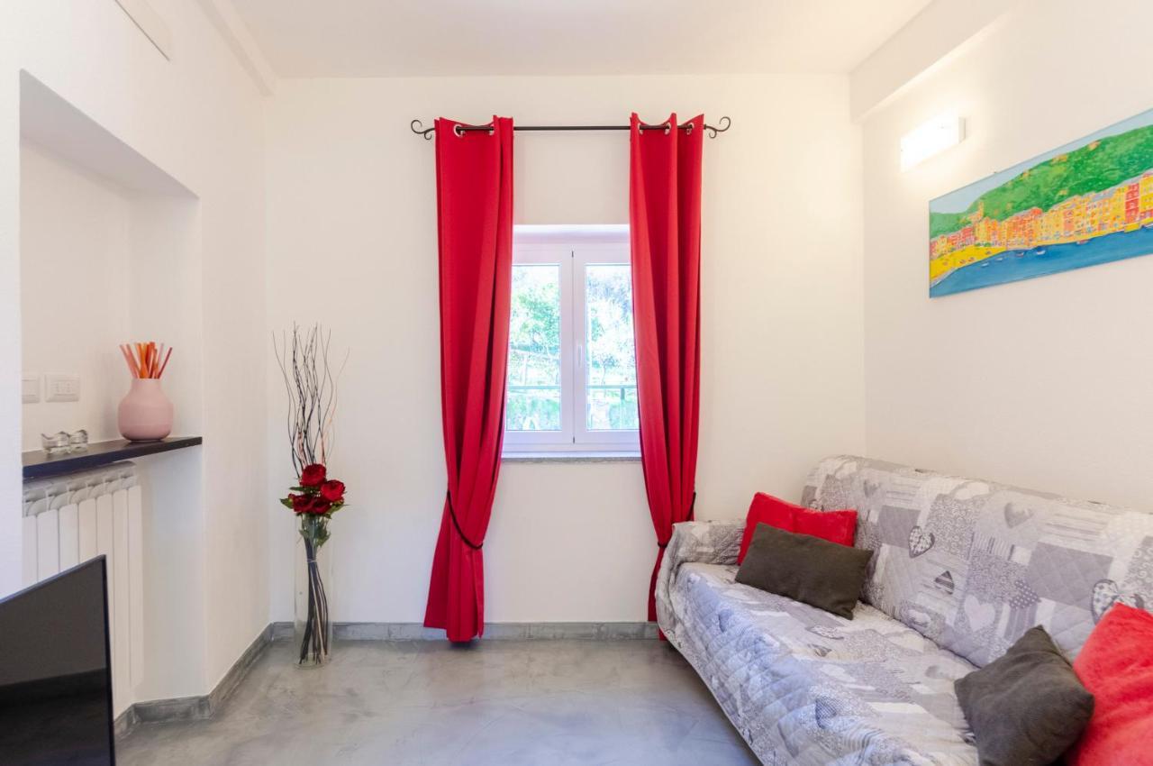 Alla Casa Rosa, Peaceful Apartment Surrounded By Greenery With Free Parking, Wifi & Air Conditioning Рапало Екстериор снимка