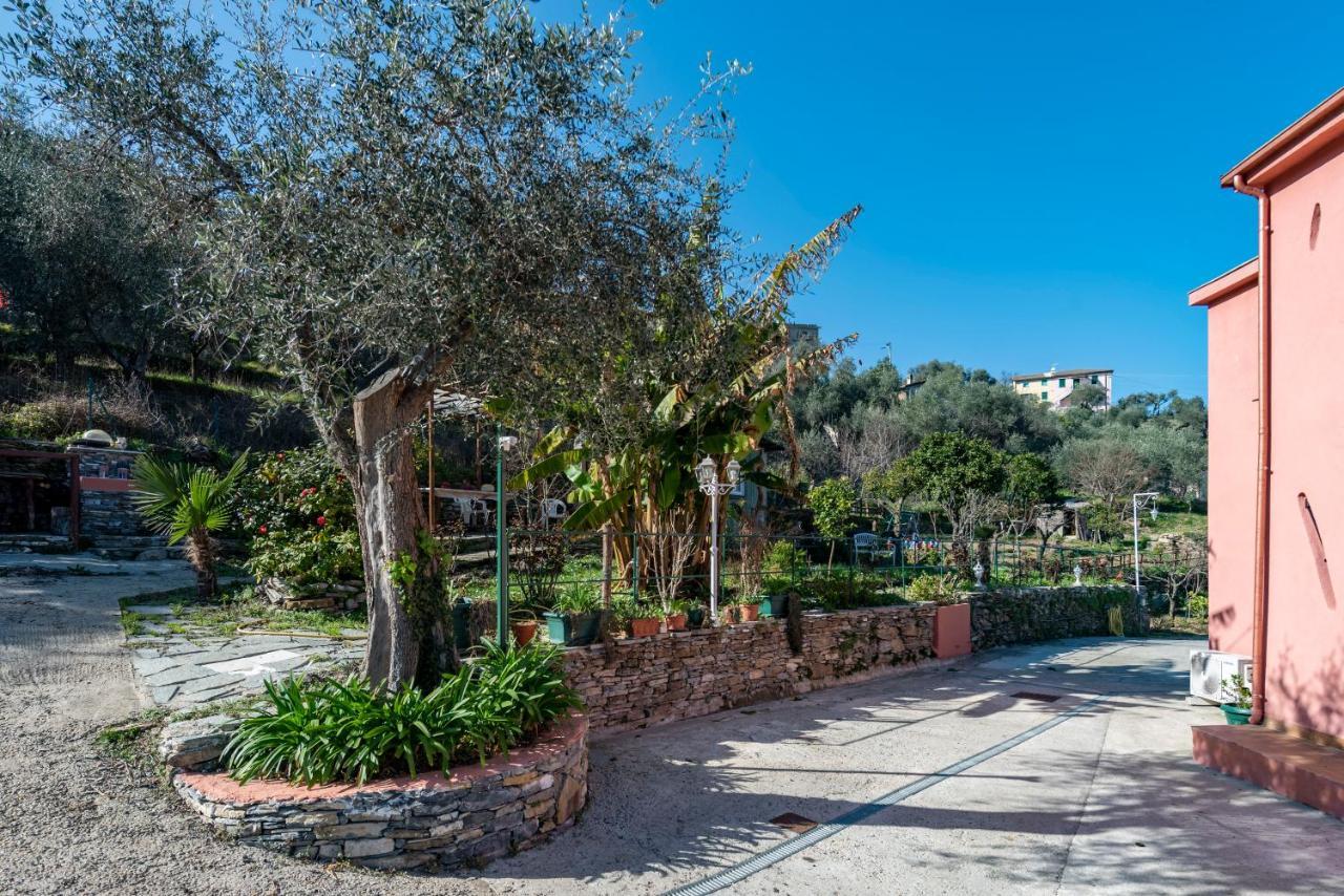 Alla Casa Rosa, Peaceful Apartment Surrounded By Greenery With Free Parking, Wifi & Air Conditioning Рапало Екстериор снимка