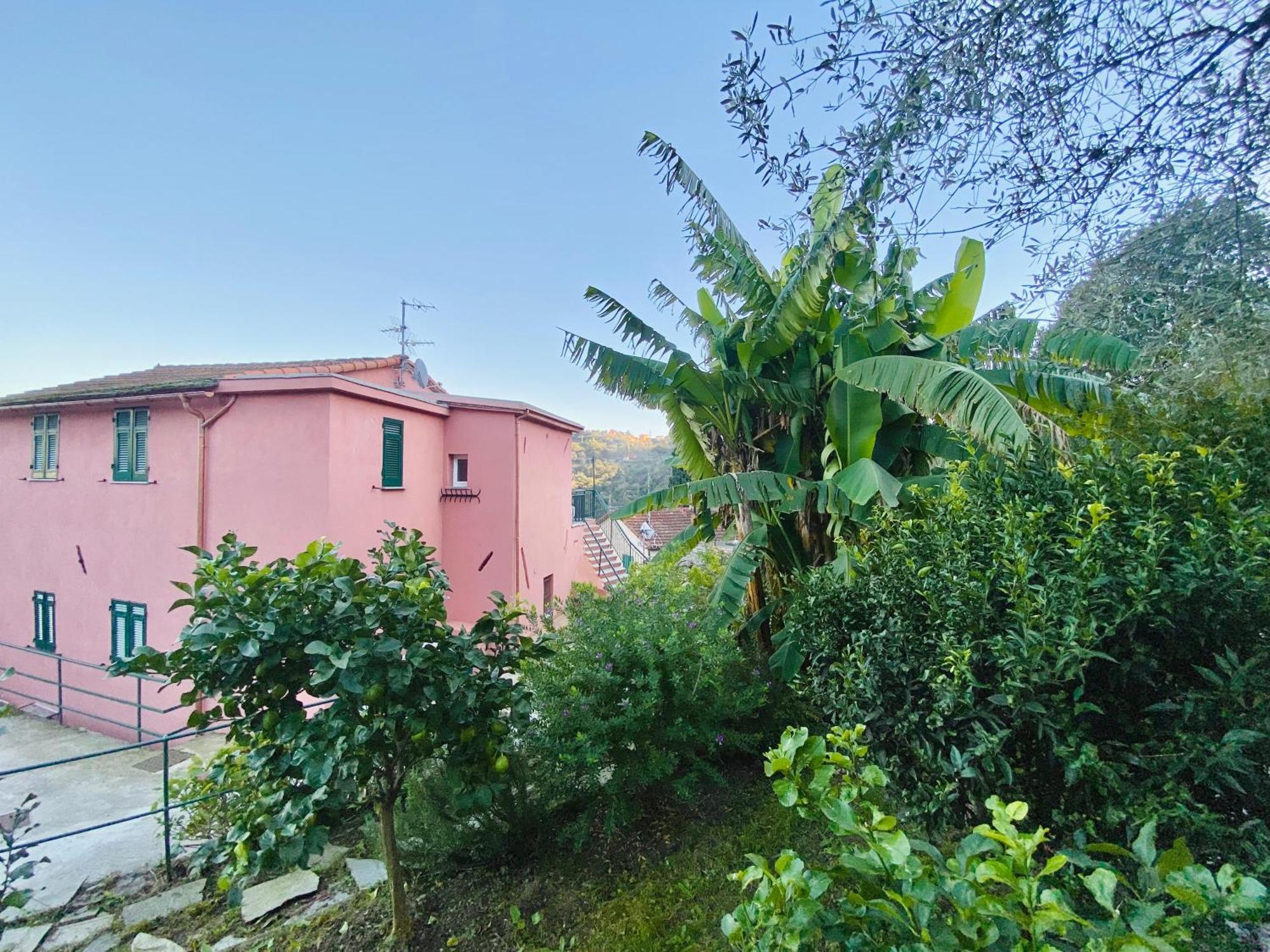 Alla Casa Rosa, Peaceful Apartment Surrounded By Greenery With Free Parking, Wifi & Air Conditioning Рапало Екстериор снимка